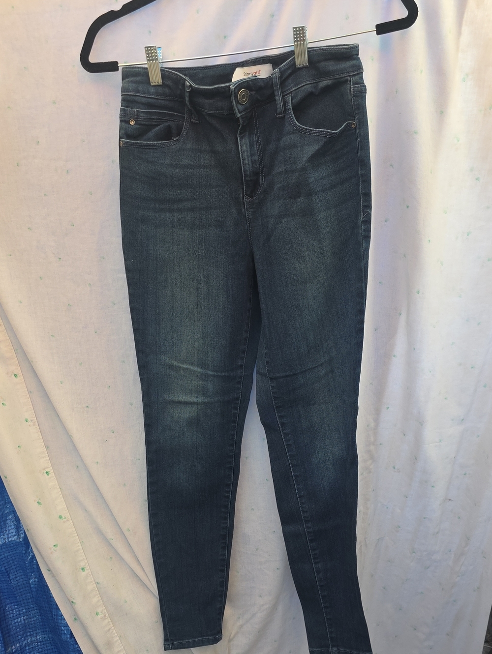 Skinnygirl The Skinny Mid Rise Denim Jeans Wash 27